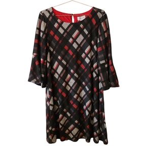 Holiday Plaid Dress (2X)